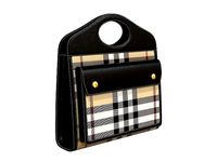 Burberry Pocket Bag Fabric Dark