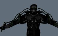 Cyberpunk Cyborg Character - Unrigged Mobile Ready 3D model