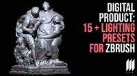 Digital Product - 15 -Lighting Presets For Zbrush