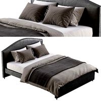 Hauga Leather Bed By Ikea