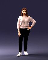 Girl in sweater 1224