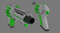Sci fi Blaster Hand Gun