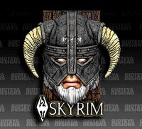 SKYRIM Dragonborn Iron Helmet