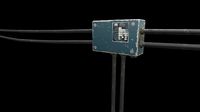 Wall electric cables