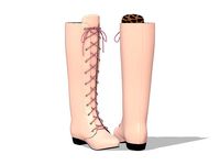 Lace Up Calf Boots