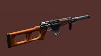 VSS Vintorez LowPoly  Textured