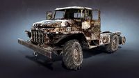 Ural-375 Burnt