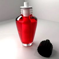 Air Freshener Bulb Unscrew Cap with Red Liquid