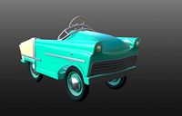 Classic Car With PBR Texture For Game Development Animation Film