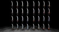Stylized PBR Falchion Sword V2
