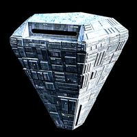 Pentagon Space Station Spaceship  Spacecraft