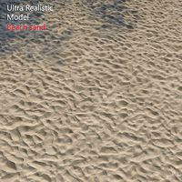 Ultra realistic Beach sand geometry