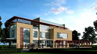 Modern Clubhouse 3d model