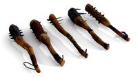 Set of Wooden Maces