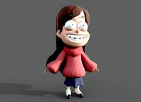 Mabel Pines character 3D Disney