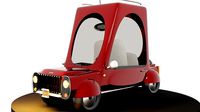 Cartoon car animated