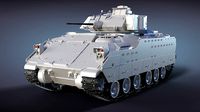 M2A2 Bradley High-Poly