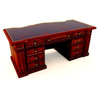 Cabinet Wooden Table 3D model