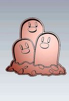 Pokemon Dugtrio Cookie Cutter Stamp Cake Decorating