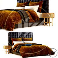 Templewebster Bed 3D model