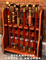 Steampunk Canes And Swords