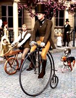 Old Fashioned Bicycles