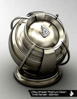 VRAY SHADER---METAL---Platinu