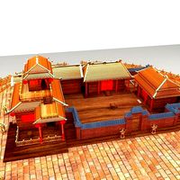 Chinese ancient courtyard house