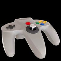 Nintendo 64 Controller Asset