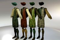 Scottish Highlander Man kilts