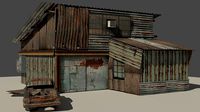 shanty garage decayed