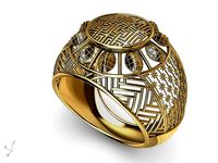 jali modern ring stl verified | 3D