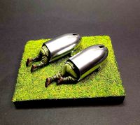 WW1 Steel Pushcars Popular Mechanic Magazine | 3D