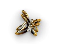 2 stylish rings stl veriifed | 3D