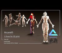 Arcane Vi For 3D Print | 3D