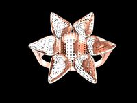 flower turkish ring stl verified | 3D