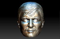 DIN DJARIN MANDALORIAN HEAD PEDRO PASCAL | 3D