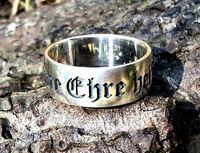 Meine Ehre ring 6US - 13US sizes | 3D