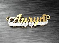 Auryn name plate | 3D