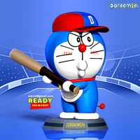 Doraemon - baseball player | 3D