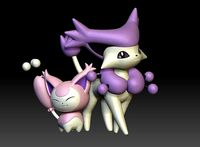 Pokemon Skitty Delcatty | 3D