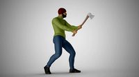 Woodcutter Man | 3D