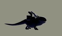 Axolotl Courier DOTA 2 | 3D