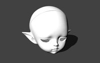 3D BJD doll ball joint doll Vampire Kelly head | 3D