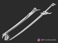 Yasuo Kazegiri Sword From League Of Legends - Fan Art | 3D