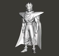 3D file Gohan SSJ5 Dragon Ball AF 🐉・3D printer model to download