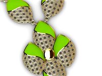 jali flower necklace | 3D