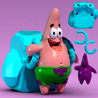 Patricio porta esponja | 3D