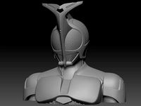 Kamen Rider Kabuto bust | 3D