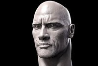 The Rock Head- Dwayne Johnson | 3D